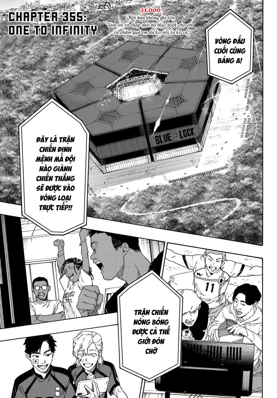 Blue Lock Chapter 355 - Trang 1